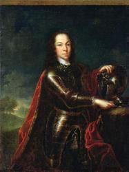 Portrait of Tsarevich Alexei Petrovich of Russia, 1728 (oil on canvas) (see 347496 for pair) | Obraz na stenu