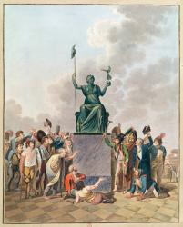 Liberty, 10th November 1793 (coloured engraving) | Obraz na stenu