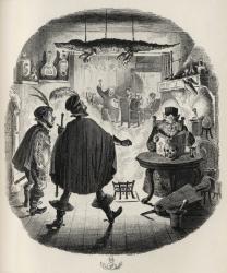 The Conjuror, from 'The Ingoldsby Legends' by Thomas Ingoldsby, published by Richard Bentley & Son, 1887 (litho) | Obraz na stenu