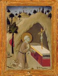St. Jerome in the Desert (oil on panel) | Obraz na stenu