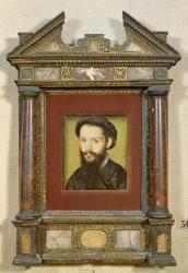 Portrait presumed to be Clement Marot (1496-1544) (oil on panel) (see 226058 for detail) | Obraz na stenu