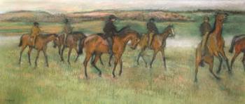 Racehorses (pastel) | Obraz na stenu