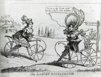 The Ladies Accelerator, 1819 (engraving) | Obraz na stenu
