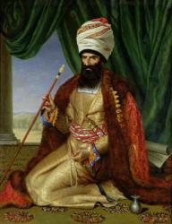 Portrait of Asker-Khan, Ambassador of Persia, in Paris in 1808, 1809 (oil on canvas) | Obraz na stenu