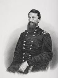 Portrait of George Stoneman (1822-94) (litho) | Obraz na stenu