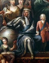 George I and his grandson, Prince Frederick, detail from the Painted Hall | Obraz na stenu