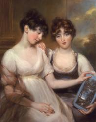 Portrait of Anne and Maria Russell, 1804 (coloured chalks and pastel) | Obraz na stenu