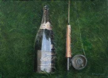 Bottle and Rob II, 2012 (acrylic on canvas) | Obraz na stenu