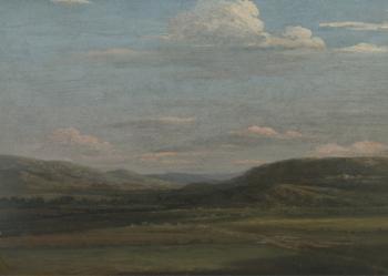 The Vale of Pencerrig, 1776 (oil on paper laid on canvas) | Obraz na stenu