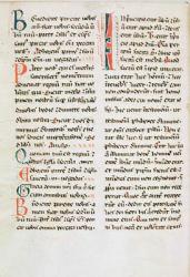 Fragment from a Cathar manuscript (vellum) | Obraz na stenu