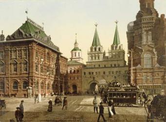 Vintage postcard of Moscow, 1890s (photo) | Obraz na stenu