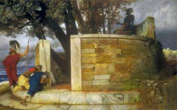 The Sanctuary of Hercules, 1884 (oil on wood) | Obraz na stenu