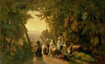 Weeping of the Daughter of Jephthah, 1846 (oil on canvas) | Obraz na stenu