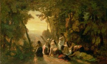 Weeping of the Daughter of Jephthah, 1846 (oil on canvas) | Obraz na stenu