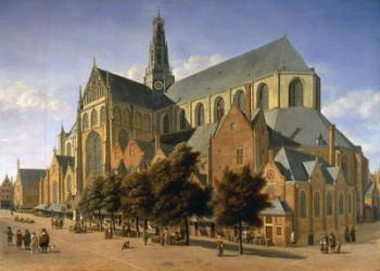 Church of St. Bavo in Haarlem, 1666 (oil on panel) | Obraz na stenu