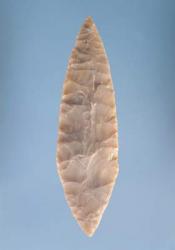 Solutrean 'laurel leaf' blade, found at Volgu, 20000-15000 BC (stone) | Obraz na stenu
