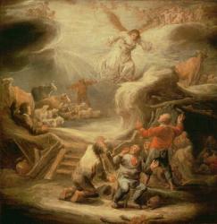 The Annunciation to the Shepherds (oil on canvas) | Obraz na stenu
