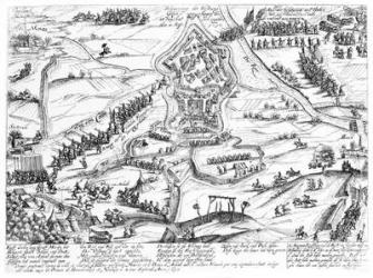 War of the Juelich Succession, 1610 (engraving) | Obraz na stenu