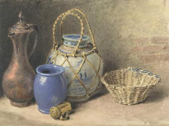 Still Life with Ginger Jar, c.1825 (w/c over graphite on paper) | Obraz na stenu