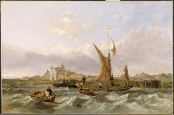 Tilbury Fort - Wind Against the Tide, 1853 (oil on canvas) | Obraz na stenu