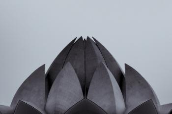 Lotus Temple 3, from the series Iconic Buildings, 2016 (photograph) | Obraz na stenu