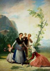 The Florists or Spring, 1786 (oil on canvas) | Obraz na stenu
