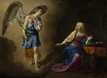 The Annunciation, 1667 (oil on canvas) | Obraz na stenu