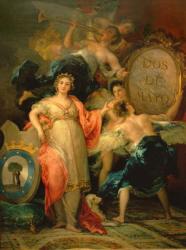 Allegory of the City of Madrid, 1810 (oil on canvas) | Obraz na stenu