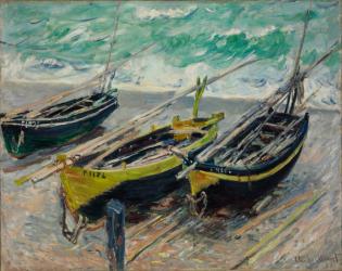 Three Fishing Boats, 1886 (oil on canvas) | Obraz na stenu