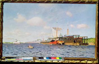 Fresh Wind on the Volga, 1895 (oil on canvas) | Obraz na stenu