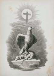 An Allegory of Rome, engraved by B.Barloccini, 1849 (engraving) | Obraz na stenu