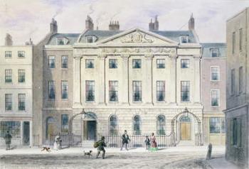 The East front of Skinners' Hall, 1851 (w/c on paper) | Obraz na stenu