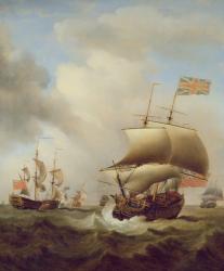 Shipping in a Choppy Sea, 1753 (oil on canvas) | Obraz na stenu