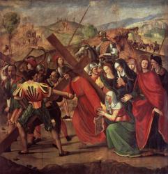 The Procession to Calvary, c.1505 (oil on canvas transferred from wood) | Obraz na stenu