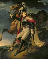 The Wounded Cuirassier, 1814 (oil on canvas) | Obraz na stenu