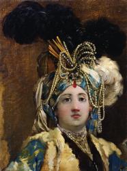 A Sultana, 1748 (oil on paper) | Obraz na stenu