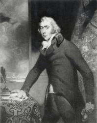 Portrait of Charles Grey, Earl Grey (1764-1845) (litho) (b/w photo) | Obraz na stenu