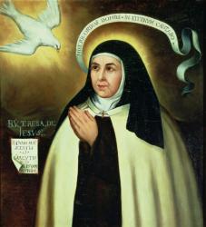 St. Theresa of Avila (1515-82) 1570 (oil on canvas) | Obraz na stenu