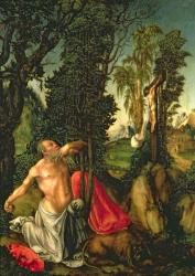 The Penitence of St. Jerome, 1502 (panel) | Obraz na stenu