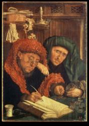 The Tax Collectors, 1550 (panel) | Obraz na stenu