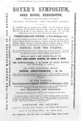 Poster for 'Soyer's Symposium', 1851 (printed paper) | Obraz na stenu