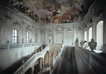 The staircase, built 1719-44 (photo) | Obraz na stenu