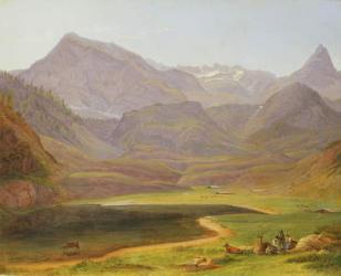 The Funtensee, 1841 (oil on canvas) | Obraz na stenu