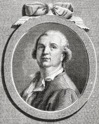 Portrait of Alessandro, Count of Cagliostro (Giuseppe Balsamo) (1743-95) (engraving) | Obraz na stenu