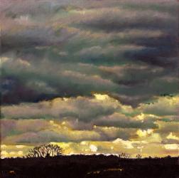 Cloud burst, 2012, (oil on canvas) | Obraz na stenu