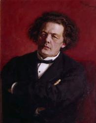 Portrait of Anton Grigoryevich Rubinstein, 1881 (oil on canvas) | Obraz na stenu
