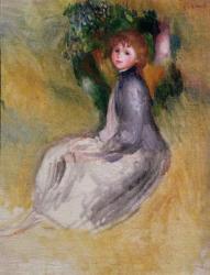 Young Girl Seated, 1885 (oil on canvas) | Obraz na stenu