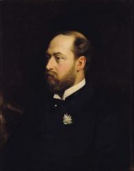 Edward VII (1841-1910) (oil on canvas) | Obraz na stenu