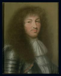 Portrait of Louis XIV (1638-1715) King of France (pastel on paper) | Obraz na stenu