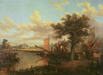 The River Yare with a distant view of Norwich, c.1840 | Obraz na stenu